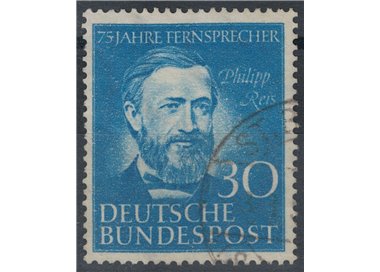 GERMANY BRD 1952 Anniversary of the US telephone