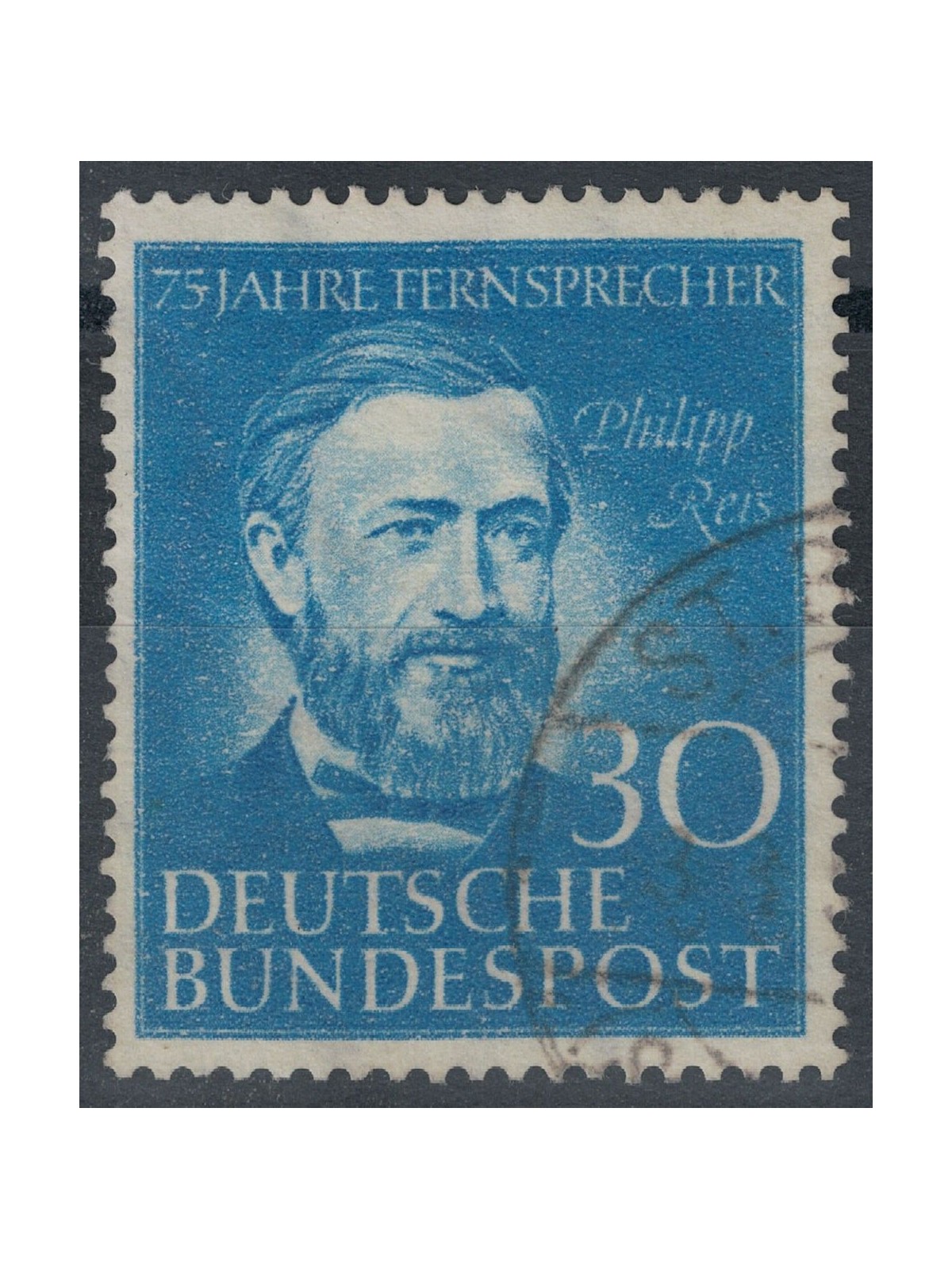 GERMANY BRD 1952 Anniversary of the US telephone