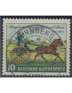 GERMANY BRD 1952 US Stamp Day