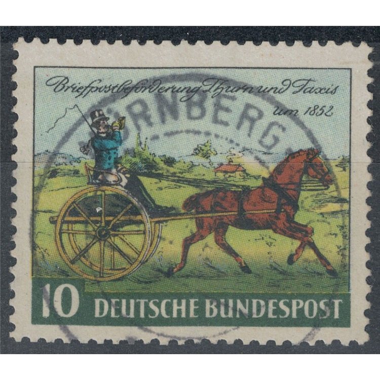 GERMANIA BRD 1952 Giornata del francobollo us