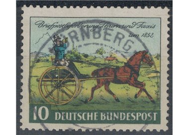GERMANIA BRD 1952 Giornata del francobollo us