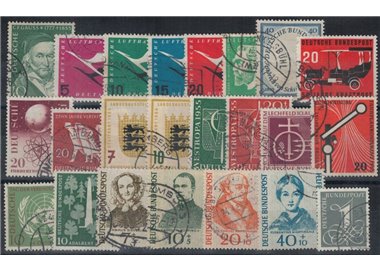 GERMANIA BRD 1955 Annata completa 23v us