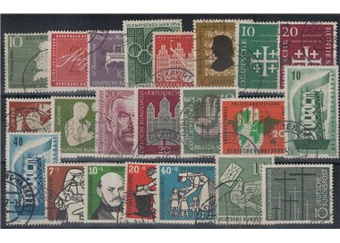 GERMANY BRD 1956 Complete year 22v us
