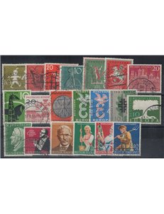 GERMANY BRD 1958 Complete year 20v us