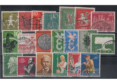 GERMANIA BRD 1958 Annata completa 20v us