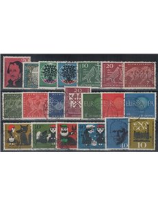GERMANIA BRD 1960 Annata completa 20v us