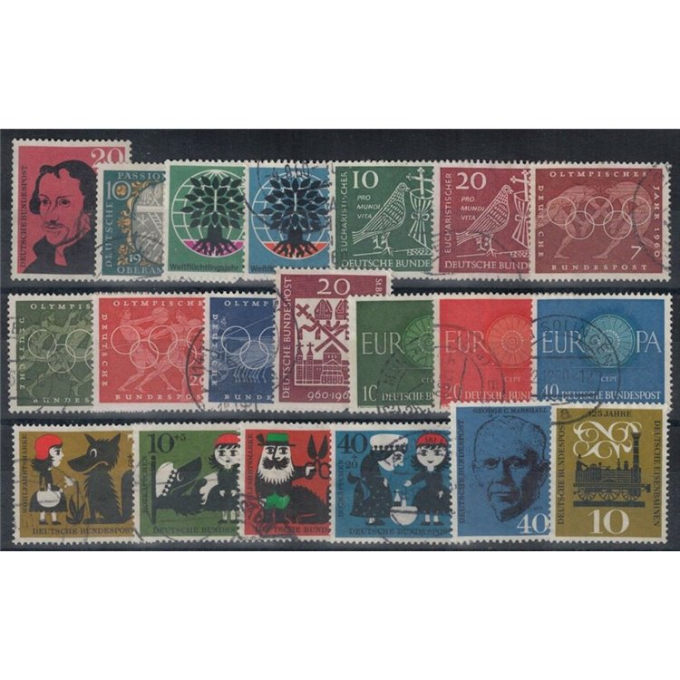 GERMANY BRD 1960 Complete year 20v us