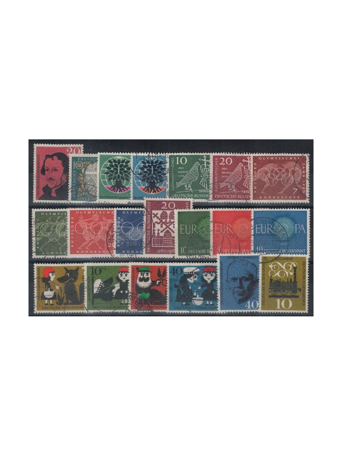 GERMANY BRD 1960 Complete year 20v us