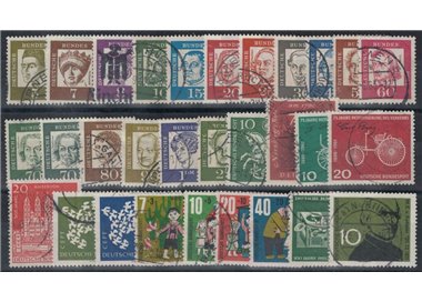 GERMANY BRD 1961 Complete Year 30v US