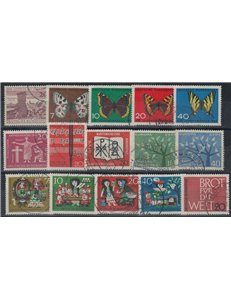GERMANIA BRD 1962 Annata completa 15v us