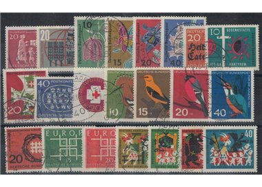 GERMANIA BRD 1963 Annata completa 22v us