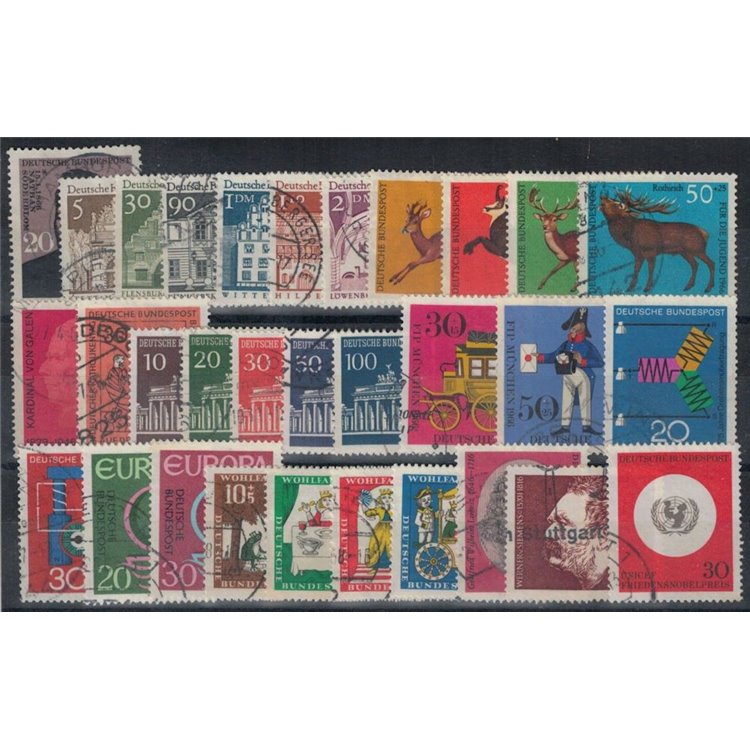 GERMANY BRD 1966 Complete Year 31v us