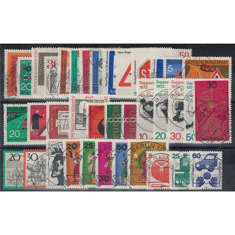 GERMANIA BRD 1971 Annata Completa 37v us