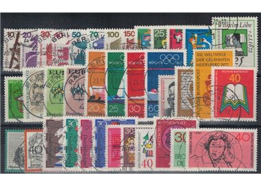 GERMANIA BRD 1972 Annata Completa 37v us