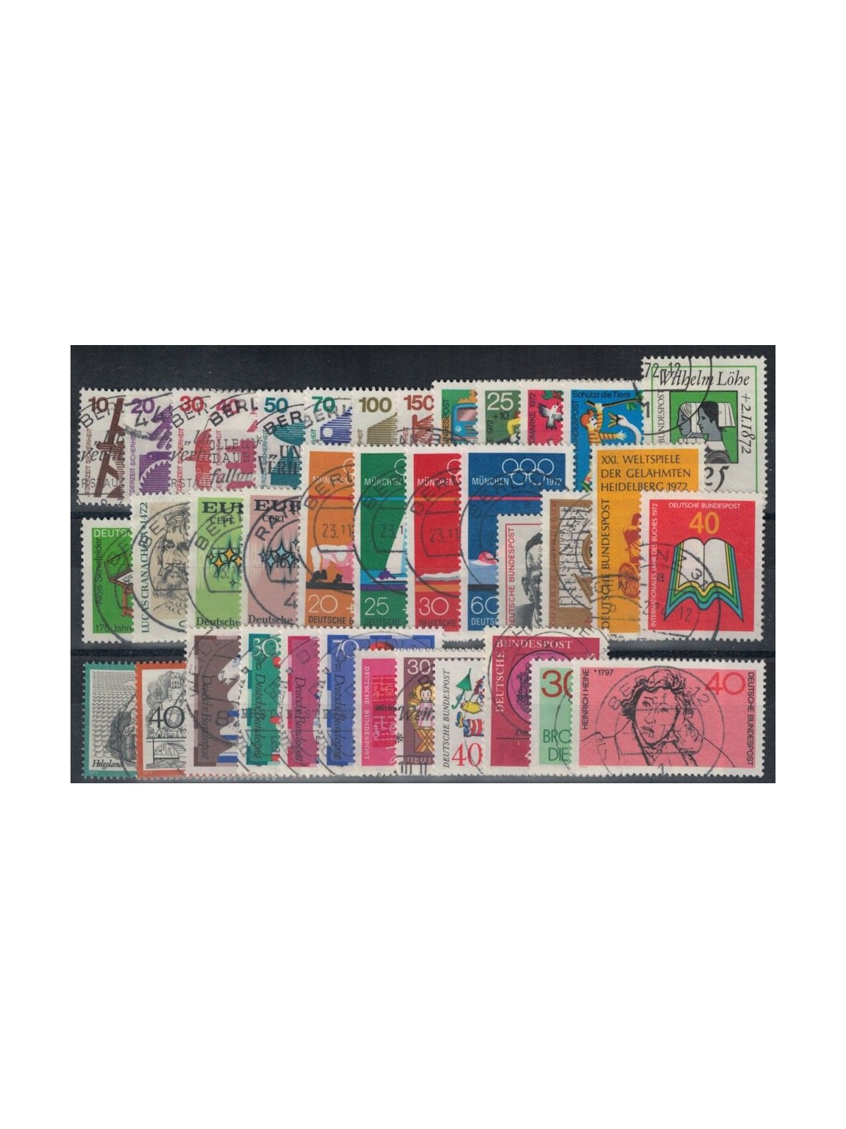 GERMANIA BRD 1972 Annata Completa 37v us
