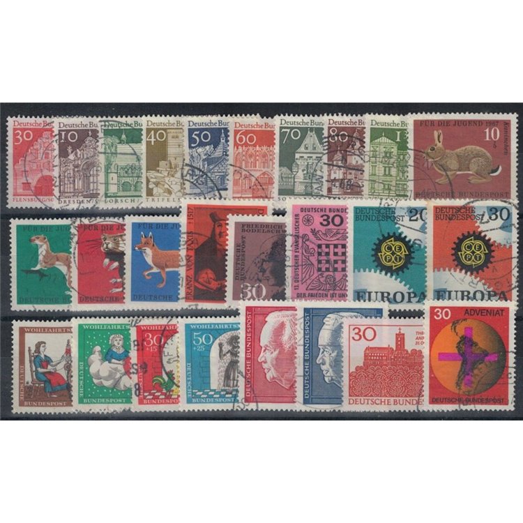 GERMANIA BRD 1967 Annata Completa 26v us
