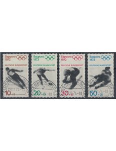 GERMANIA BRD 1971 Giochi olimpici di Sapporo 4v us