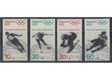 GERMANIA BRD 1971 Giochi olimpici di Sapporo 4v us