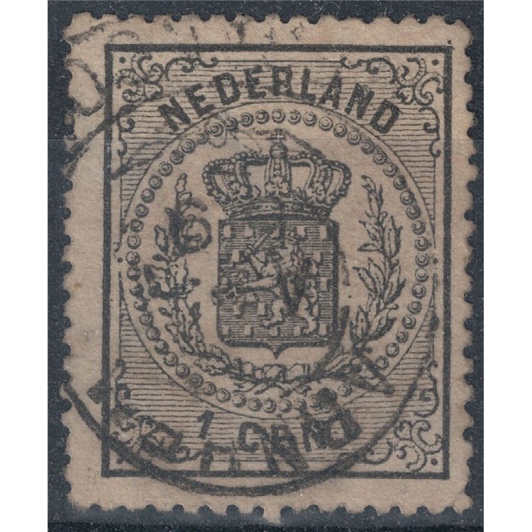 OLANDA 1869-71 Stemma 1c nero us