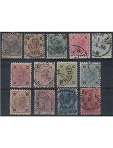 AUSTRIA 1890 Imperatore Francesco Giuseppe 13v us