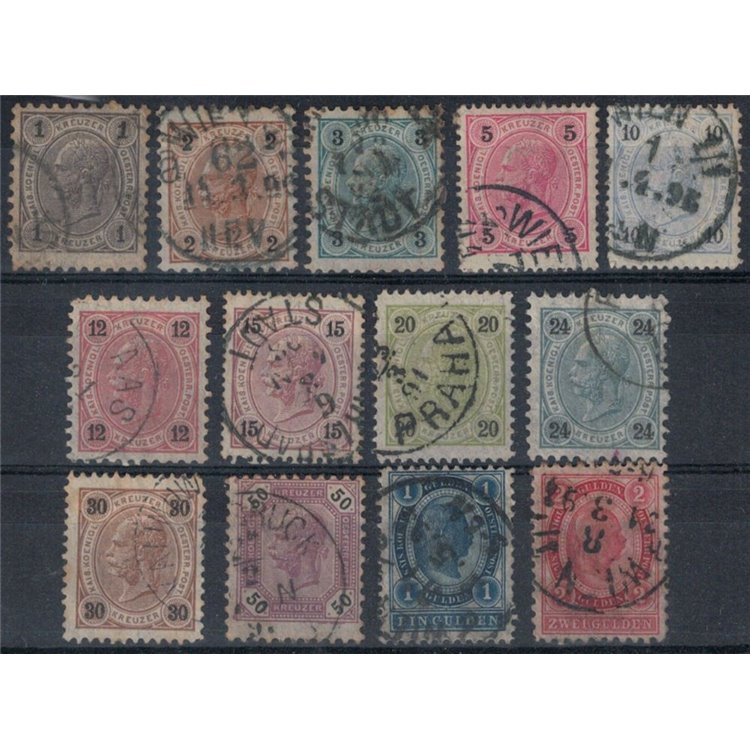 AUSTRIA 1890 Emperor Franz Joseph 13v us