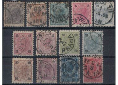 AUSTRIA 1890 Imperatore Francesco Giuseppe 13v us