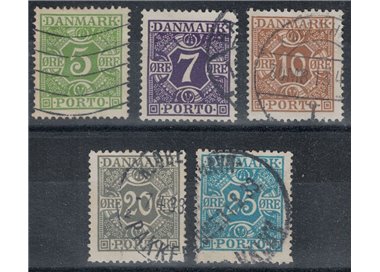 DANIMARCA 1930 Segnatasse 5v us