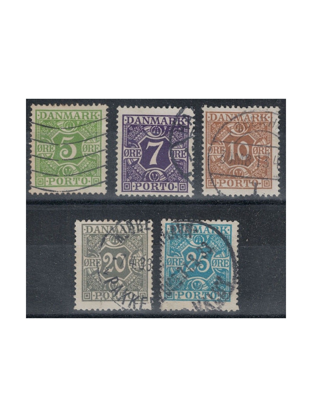 DANIMARCA 1930 Segnatasse 5v us