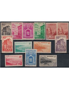 MONACO 1948-49 Various views 13v us