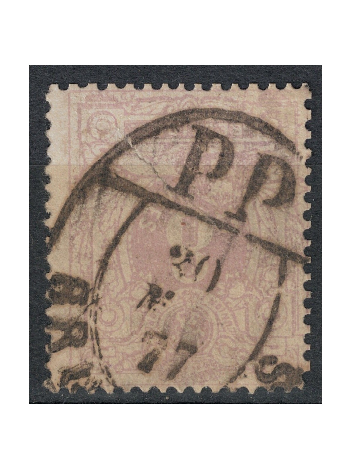 BELGIUM 1869-78 King Leopold II 8c pale lilac us