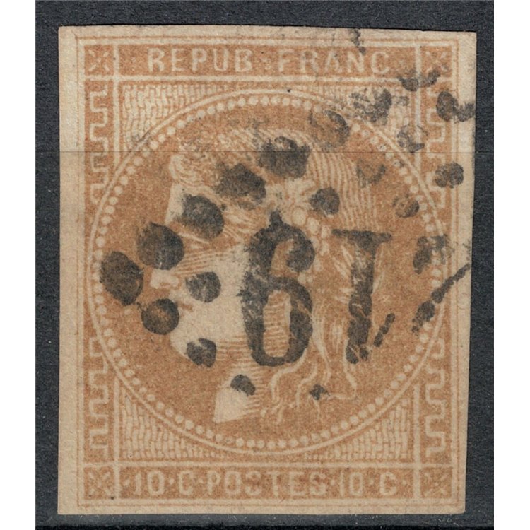 FRANCE 1870 Ceres, 10c bistro us