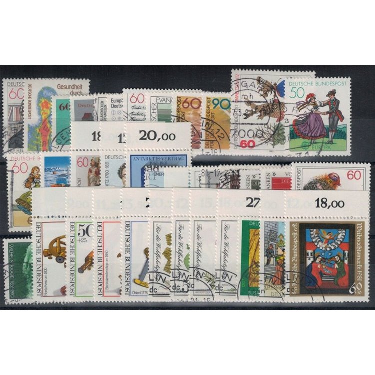 GERMANIA BRD 1981 Annata Completa 36v us
