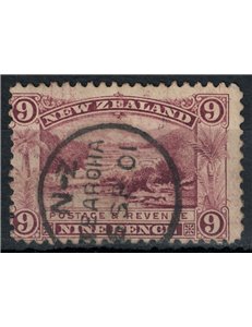 NUOVA ZELANDA 1898 Serie ordinaria 9p lilla us
