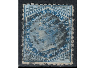NEW ZEALAND 1873-78 Queen Victoria 6p blue us