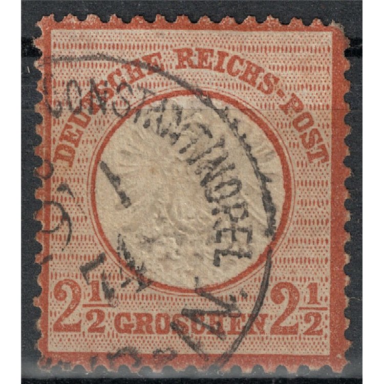 GERMANY REICH 1872 2½g brown red us