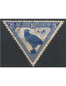 ISLANDA 1930 Posta aerea, falco us