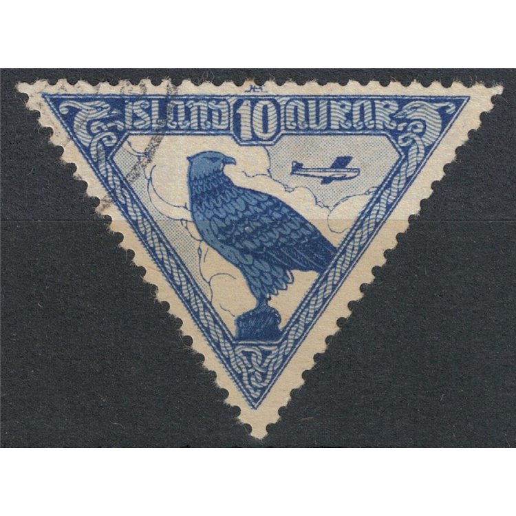 ISLANDA 1930 Posta aerea, falco us