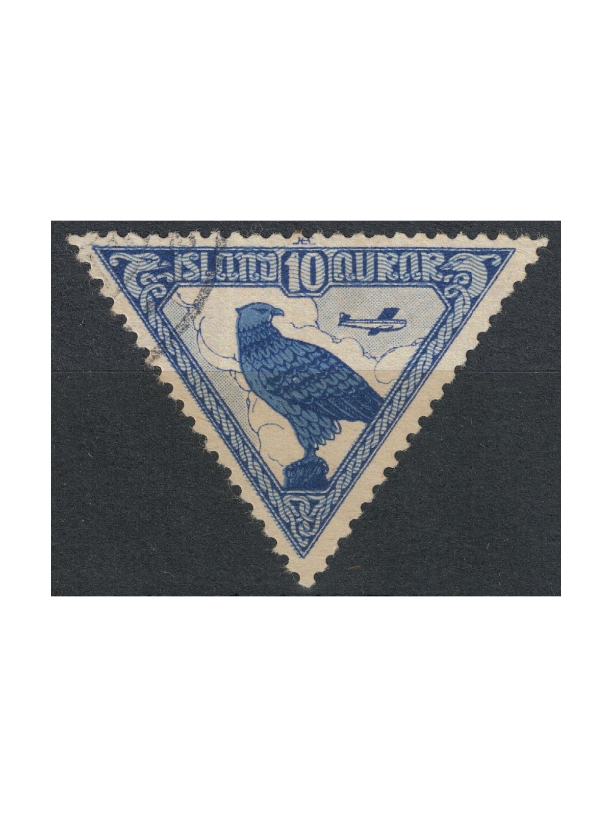 ICELAND 1930 Airmail, US Falcon