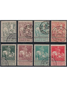 BELGIO 1910 Pro opere antitubercolari 8v us