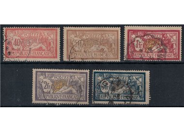 FRANCE 1900 Merson-type allegory 5v us