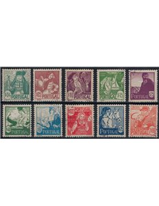 PORTUGAL 1941 Regional Costumes 10v us
