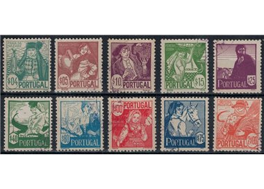PORTUGAL 1941 Regional Costumes 10v us