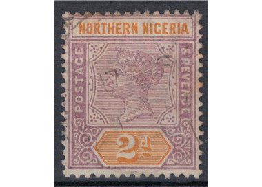 NORTHERN NIGERIA 1900 Queen Victoria 2p violet brown us