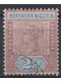 NORTHERN NIGERIA 1900 Queen Victoria 2½p violet brown us