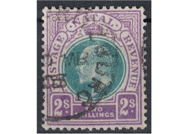 NATAL 1902-03 Edward VII 2s violet and green us