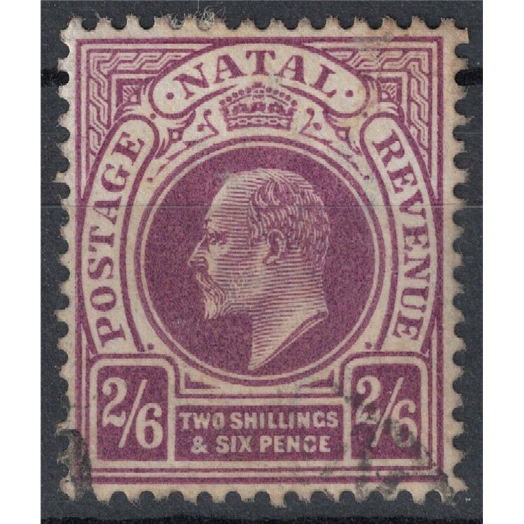 NATAL 1902-03 Edoardo VII 2/6 lilla us