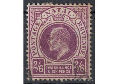NATAL 1902-03 Edward VII 2/6 lilac us