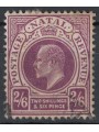 NATAL 1902-03 Edoardo VII 2/6 lilla us
