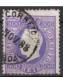 PORTOGALLO 1883 Luigi I (carta patinata dent. 13½) 300r violetto us