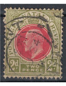 NATAL 1904-05 Edoardo VII 2p oliva e rosa us